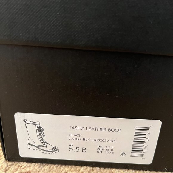 Coach Tasha Leather Black Boot (Size 5.5) - Picture 2 of 16